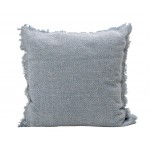 Βαμβακερό διακοσμητικό μαξιλάρι σε μπλε απόχρωση 40 εκ