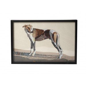 Διακοσμητικός πίνακας με σκύλο 71x4x51 εκ