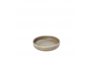 Gobi Sand μπωλ χειροποίητο πορσελάνινο ρηχό στρογγυλό μπεζ ματ σετ έξι τεμαχίων 11.5x11.5x3 εκ