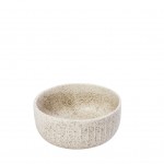 Gobi Sand χειροποίητο πορσελάνινο μπωλ βαθύ στρογγυλό λευκό ματ σετ έξι τεμαχίων 13.5x5.5 εκ