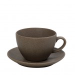 Morgan πορσελάνινο φλυτζάνι και πιατάκι Jumbo καφέ σετ έξι τεμαχίων 310 ml 16x8.5 εκ