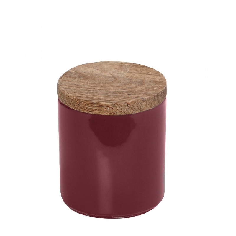 Pomegrenate Essentials δοχείο με ξύλινο καπάκι σετ των έξι 9 εκ