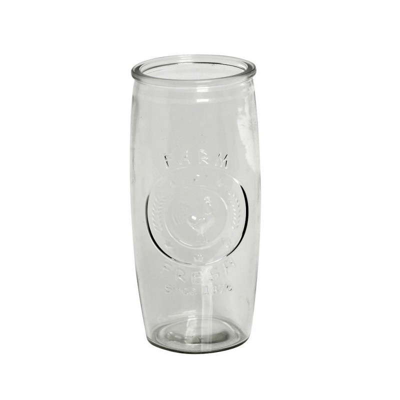 Γυάλινο ποτήρι για νερό ή κοκτέιλ σετ των έξι τεμαχίων 8x17 εκ
