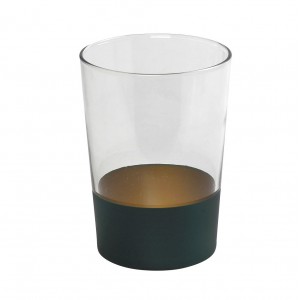 Γυάλινο ποτήρι Alfa πράσινο νερού σετ έξι τεμάχια 8.8x12.05 εκ