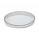 Caractere λευκό πιάτο φαγητού σετ τεσσάρων τεμαχίων 26x26x2.2 εκ