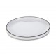 Revol Caractere πιάτο λευκό για επιδόρπιο σετ τεσσάρων τεμαχίων 21x21x2 εκ