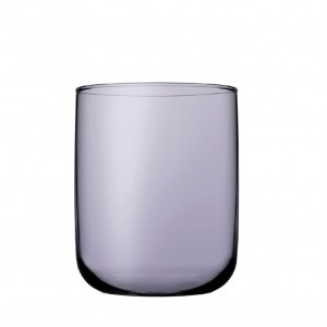 Iconic ποτήρι νερού από γυαλί μωβ σετ των έξι 7x9 εκ
