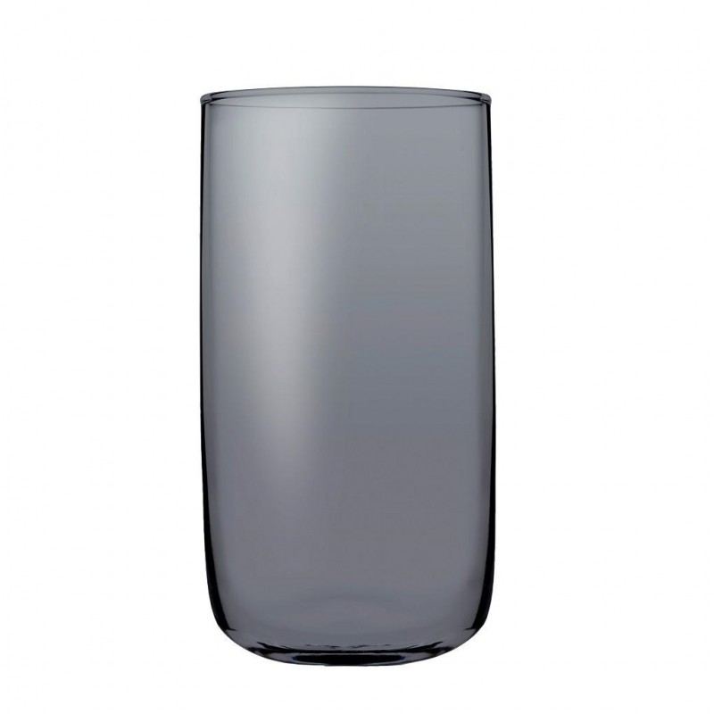 Iconic Smoke γυάλινο ποτήρι νερού 350 ml σετ 3 τεμαχίων 6.95x12.9 εκ