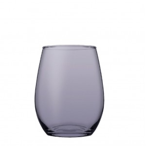 Amber ποτήρι για λευκό κρασί από γυαλί σε μωβ χρώμα 8.05x10.2 εκ