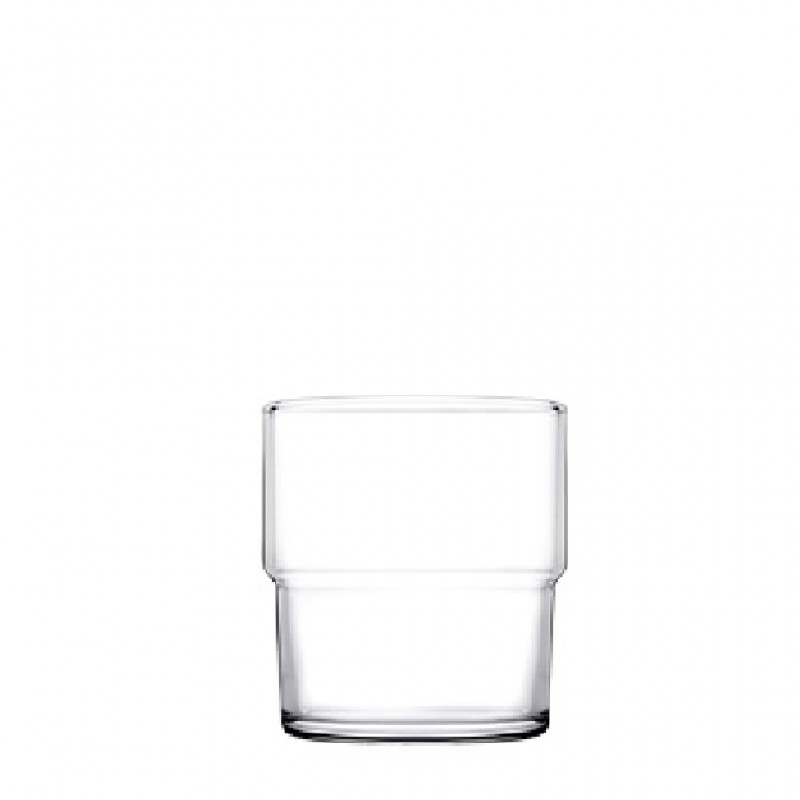 Ποτήρια νερού από γυαλί Hill σετ των τριών 8x9 εκ