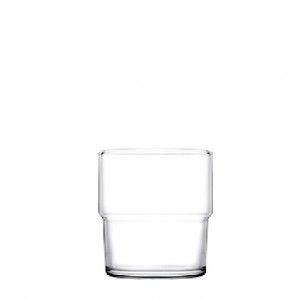 Hill Water ποτήρι διάφανο από γυαλί σετ τριών τεμαχίων 8x8.7 εκ