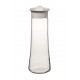 Basic γυάλινο μπουκάλι με λευκό καπάκι 10x25 εκ