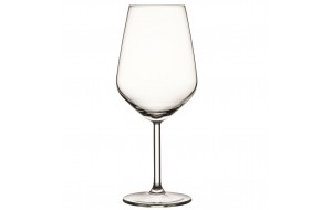 Allegra ποτήρι κολωνάτο διάφανο από γυαλί σετ έξι τεμαχίων 9x21.7 εκ