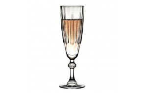 Diamond Champagne γυάλινο ποτήρι σαμπάνιας έξι τεμαχίων 6x21 εκ