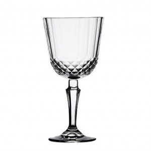 Diony κολωνάτο ποτήρι λευκού κρασιού διάφανο γυάλινο σετ τριών τεμαχίων 8.5x16.8 εκ