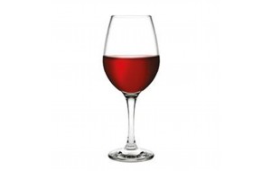 Amber Wine ποτήρι κρασιού κολωνάτο γυάλινο σετ έξι τεμαχίων 8.4x20 εκ
