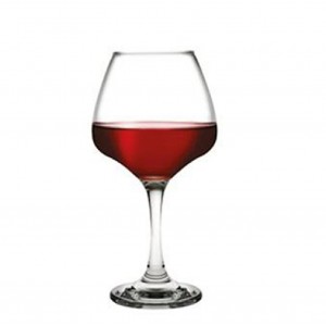 Risus διάφανο κολωνάτο ποτήρι από γυαλί για κόκκινο κρασί σετ έξι τεμαχίων 9.5x18.3 εκ