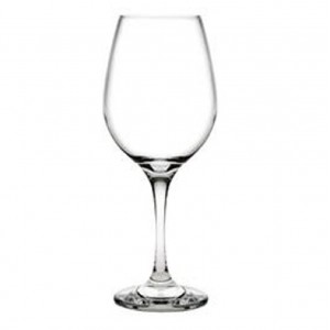 Amber διάφανο ποτήρι για κρασί σετ των έξι  9x21.6 εκ
