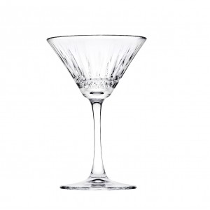 Elysia Martini ποτήρι κολωνάτο διάφανο από γυαλί σετ τεσσάρων τεμαχίων 11.6x17.2 εκ