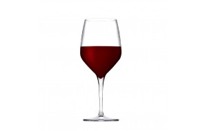 Napa ποτήρι γυάλινο διάφανο κολωνάτο για κρασί σετ έξι τεμαχίων 22 εκ