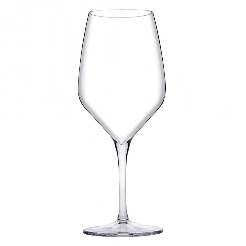 Napa ποτήρι γυάλινο κολωνάτο κρασιού διάφανο σετ έξι τεμαχίων 9.5x9.5x23.5 εκ