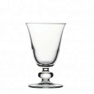 Sophia ποτήρι κρασιού κολωνάτο διάφανο από γυαλί σετ τριών τεμαχίων 8x13 εκ