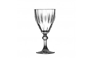 Diamond κολωνάτο ποτήρι κρασιού διάφανο γυάλινο σετ έξι τεμαχίων 7.8x16.2 εκ