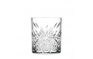 Timeless ποτήρι σκαλιστό διάφανο για ουίσκι σετ τεσσάρων τεμαχίων 8.3x10.6 εκ