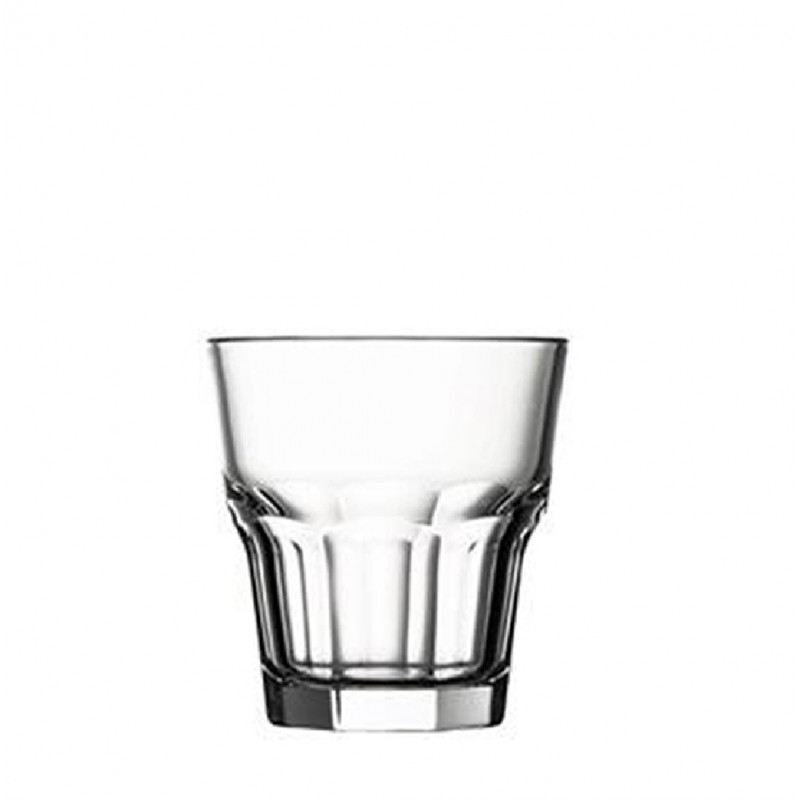 Casablanca γυάλινο ποτήρι διάφανο για ουίσκι σετ δώδεκα τεμαχίων 8.4x8.9 εκ