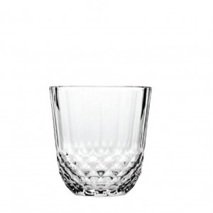 Diony ποτήρι για ουίσκι σκαλιστό σετ έξι τεμαχίων διάφανο από γυαλί 9x9.4 εκ