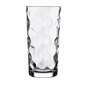 Space διάφανο ποτήρι κοκτέιλ και ποτού από γυαλί σετ έξι τεμαχίων 6.6x13.2 εκ