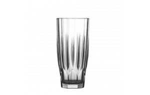 Diamond ποτήρι νερού διάφανο από γυαλί σετ έξι τεμαχίων 7x14.5 εκ