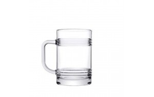 Tincan γυάλινο ποτήρι διάφανο για μπύρα σετ έξι τεμαχίων 7.85x12.2 εκ
