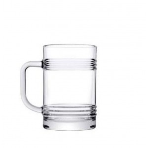 Tincan γυάλινο ποτήρι διάφανο για μπύρα σετ έξι τεμαχίων 7.85x12.2 εκ