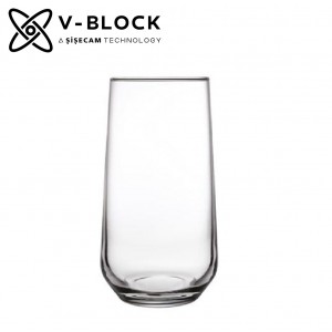 Allegra V-Block ποτήρια νερού σετ των έξι 8x15 εκ