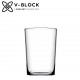 New Bistro V-Block ποτήρια μπύρας σετ των έξι 9x12 εκ