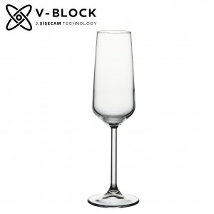 Allegra V-Block ποτήρια σαμπάνιας σετ των έξι 7x23 εκ