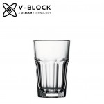 Casablanca V-Block ποτήρια χυμού με αντιβακτηριακές ιδιότητες σετ των έξι τεμαχίων 8x12 εκ