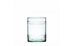 Tincan ποτήρι νερού ή κοκτέιλ διάφανο από ανακυκλωμένο γυαλί σετ τεσσάρων τεμαχίων 7.25x8.8 εκ