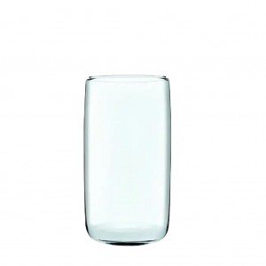 Aware Iconic γυάλινο διάφανο ποτήρι νερού σετ τεσσάρων τεμαχίων 6.7x13 εκ