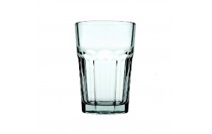 Aware Casablanca ποτήρι νερού γυάλινο διάφανο σετ τεσσάρων τεμαχίων 7.8x12 εκ