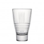 Γυάλινο ποτήρι χυμού Tavola crystal σετ των έξι τεμαχίων 9x14 εκ