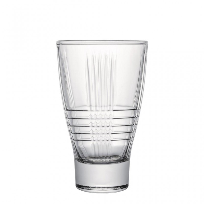 Γυάλινο ποτήρι χυμού Tavola crystal σετ των έξι τεμαχίων 9x14 εκ