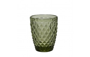 Tristar γυάλινο ποτήρι για ουίσκι σε πράσινο χρώμα σετ των έξι τεμαχίων 8x10 εκ