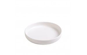 Terra Matt Cream πιάτο βαθύ λευκό ματ σετ έξι τεμάχια 24x4.5 εκ