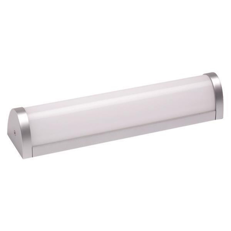 Φωτιστικό μπάνιου led ip44 νίκελ ματ αλουμινίου 6.6x35 εκ Φωτιστικό μπάνιου led ip44 νίκελ ματ αλουμινίου 6.6x35 εκ