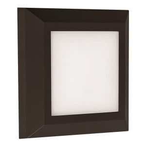 Φωτιστικό τοίχου slim led pro ip65 μαύρο pp 12.5x12.5 εκ