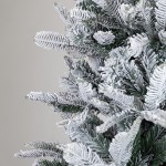 Swiss χριστουγεννιάτικο δέντρο με χιονισμένα πράσινα φύλλα σε mixed φύλλωμα PE-PVC με ξύλινη βάση και ύψος 210 εκ Swiss χριστουγεννιάτικο δέντρο με χιονισμένα πράσινα φύλλα σε mixed φύλλωμα PE-PVC με ξύλινη βάση και ύψος 210 εκ
