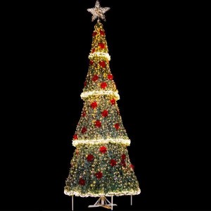 Χριστουγεννιάτικο δέντρο pvc με 14.000 led και 32.000 κλαδιά 900 εκ