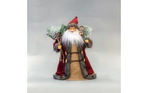 Κορυφή χριστουγεννιάτικου δεντρου με φιγούρα Άγιου Βασίλη 30 εκ